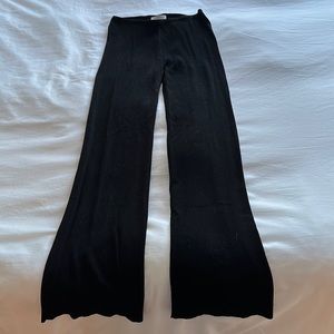 St Agni Black Knit Pants